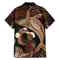 Father's Day Polynesian Pattern Hawaiian Shirt Tropical Humpback Whale LT7 - Polynesian Pride