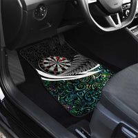 Personalized NZ Darts Car Mats Paua Shell Maori Koru Whakairo - Polynesian Pride