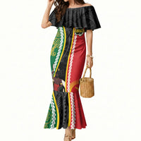 Ni-Vanuatu Indipendens Dei Celebretem Mermaid Dress Yumi Yumi Yumi LT7 Women Multicolor - Polynesian Pride