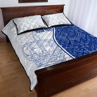 Personalised Queen Victoria School Quilt Bed Set QVS Old Boys LT7 - Polynesian Pride