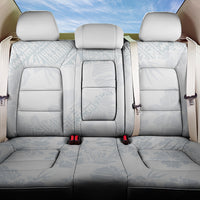 Samoa White Sunday Back Car Seat Cover Hibiscus Special LT7 One Size White - Polynesian Pride