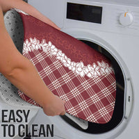 Hawaii Aloha Plumeria Lei Scarlet Palaka Bathroom Set - Polynesian Pride