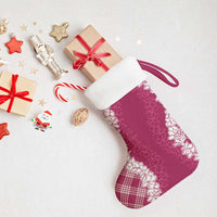 Hawaii Aloha Plumeria Lei Fuschia Palaka Christmas Stocking - Polynesian Pride