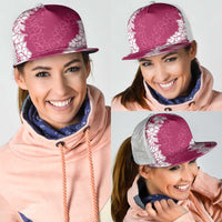 Hawaii Aloha Plumeria Lei Fuschia Palaka Mesh Trucker Cap LT7 - Polynesian Pride