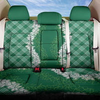 Hawaii Aloha Plumeria Lei Green Palaka Back Car Seat Cover - Polynesian Pride