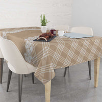 Hawaii Aloha Plumeria Lei Beige Palaka Tablecloth - Polynesian Pride