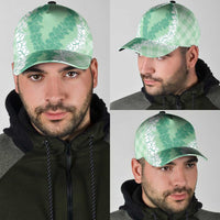 Hawaii Aloha Plumeria Lei Mint Palaka Classic Cap - Polynesian Pride