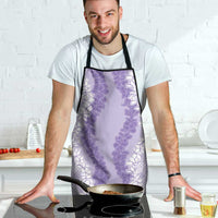 Hawaii Aloha Plumeria Lei Lavender Palaka Apron - Polynesian Pride