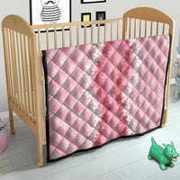 Hawaii Aloha Plumeria Lei Pink Palaka Quilt - Polynesian Pride