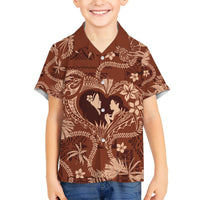 Hawaii Plumeria Hawaiian Shirt Hau'oli la Makuahine Sunburned LT7 - Polynesian Pride