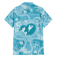Hawaii Plumeria Hawaiian Shirt Hau'oli la Makuahine Turquoise LT7 - Polynesian Pride