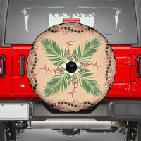 Hawaii Quilt Inspired Collection Aloha Flowers Spare Tire Cover Maile - Kukui Nut Lei LT7 - Polynesian Pride