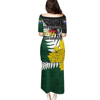 Personalised New Zealand Vs South Africa Rugby Puletasi Rivals - Tribal Style LT7 - Polynesian Pride