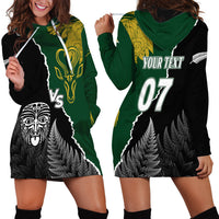 Personalised New Zealand Vs South Africa Rugby Hoodie Dress Rivals Dynamics LT7 - Polynesian Pride