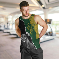 Personalised New Zealand Vs South Africa Rugby Men Tank Top Rivals Dynamics LT7 - Polynesian Pride