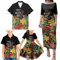 Mahalo Hawaii Ho'oponopono Pule Family Matching Puletasi and Hawaiian Shirt Polynesian Pattern Cross LT7 - Polynesian Pride