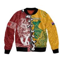 Mate Ma'a Tonga Vs Australia Rugby Personalized Bomber Jacket Special Mascots LT7 Unisex Colorful - Polynesian Pride