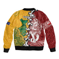 Mate Ma'a Tonga Vs Australia Rugby Personalized Bomber Jacket Special Mascots LT7 - Polynesian Pride