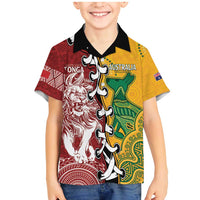 Mate Ma'a Tonga Vs Australia Rugby Personalized Family Matching Mermaid Dress and Hawaiian Shirt Special Mascots