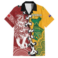 Mate Ma'a Tonga Vs Australia Rugby Personalized Family Matching Summer Maxi Dress and Hawaiian Shirt Special Mascots