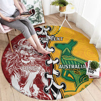 Mate Ma'a Tonga Vs Australia Rugby Personalized Round Carpet Special Mascots