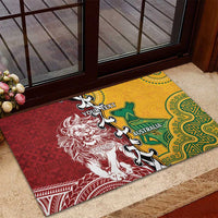 Mate Ma'a Tonga Vs Australia Rugby Personalized Rubber Doormat Special Mascots