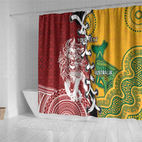 Mate Ma'a Tonga Vs Australia Rugby Personalized Shower Curtain Special Mascots