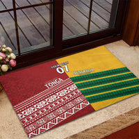 Australia - Tonga Rugby Custom Rubber Doormat Minimalist Dynamic