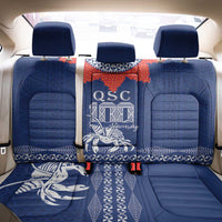 Queen Salote College 100 Years Anniversary Back Car Seat Cover Tonga QSC Royal Blue - Polynesian Pride