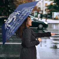 Queen Salote College 100 Years Anniversary Umbrella Tonga QSC Royal Blue - Polynesian Pride