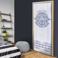 Queen Salote College 100 Years Anniversary Personalized Door Cover Tonga QSC White - Polynesian Pride