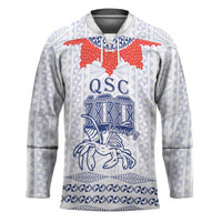 Queen Salote College 100 Years Anniversary Personalized Hockey Jersey Tonga QSC White LT7 Unisex White - Polynesian Pride