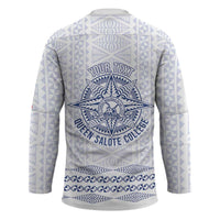 Queen Salote College 100 Years Anniversary Personalized Hockey Jersey Tonga QSC White LT7 - Polynesian Pride