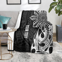Personalised Philippines Blanket Tribal Sun LT7 - Polynesian Pride
