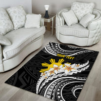 Personalised Philippines Tribal Area Rug Mix Plumeria LT7 - Polynesian Pride