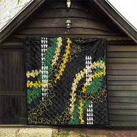 Hawaii Aloha Kakau Quilt Puakenikeni and Maile Lei Twist