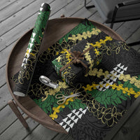 Hawaii Aloha Kakau Wrapping Paper Puakenikeni and Maile Lei Twist LT7 - Polynesian Pride