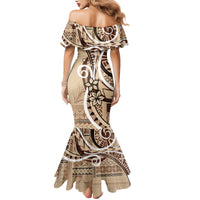 Samoa Siapo Classic Motif Mermaid Dress Manuia le tutoatasi o Samoa Independence LT7 - Polynesian Pride