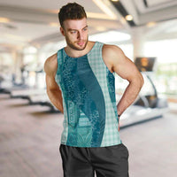 Polynesian Tribal Pattern Patchwork Picturesque Men Tank Top Oceanic