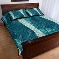 Polynesian Tribal Pattern Patchwork Picturesque Quilt Bed Set Oceanic