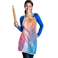 Polynesian Tribal Pattern Patchwork Picturesque Apron Holographic