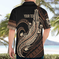 Personalized Solomon Islands Crocodile Hawaiian Shirt Hapi Isles - Independence Anniversary