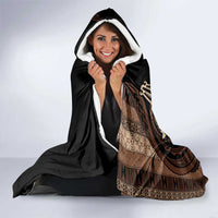 Personalized Solomon Islands Crocodile Hooded Blanket Hapi Isles - Independence Anniversary