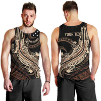 Personalized Solomon Islands Crocodile Men Tank Top Hapi Isles - Independence Anniversary