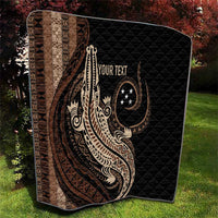Personalized Solomon Islands Crocodile Quilt Hapi Isles - Independence Anniversary