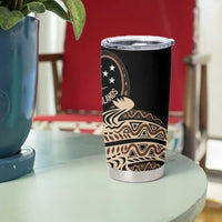 Personalized Solomon Islands Crocodile Tumbler Cup Hapi Isles - Independence Anniversary