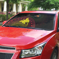 Papua New Guinea Independence Auto Sun Shade Tapa Circle