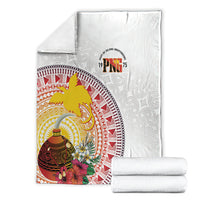 Hapi De Bilong Indipendens Papua New Guinea Blanket PNG Lime Pot