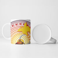 Hapi De Bilong Indipendens Papua New Guinea Ceramic Mug PNG Lime Pot
