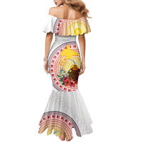 Hapi De Bilong Indipendens Papua New Guinea Mermaid Dress PNG Lime Pot